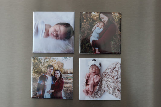 10 Custom Photo Magnets - Family Set