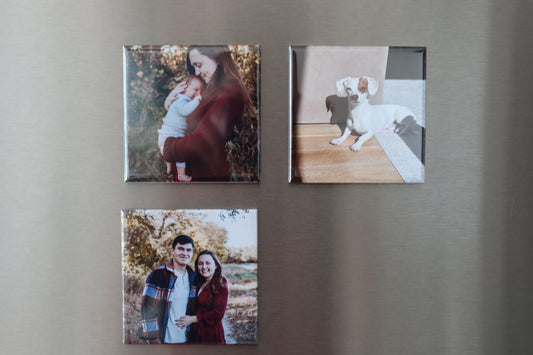3 Custom Photo Magnets