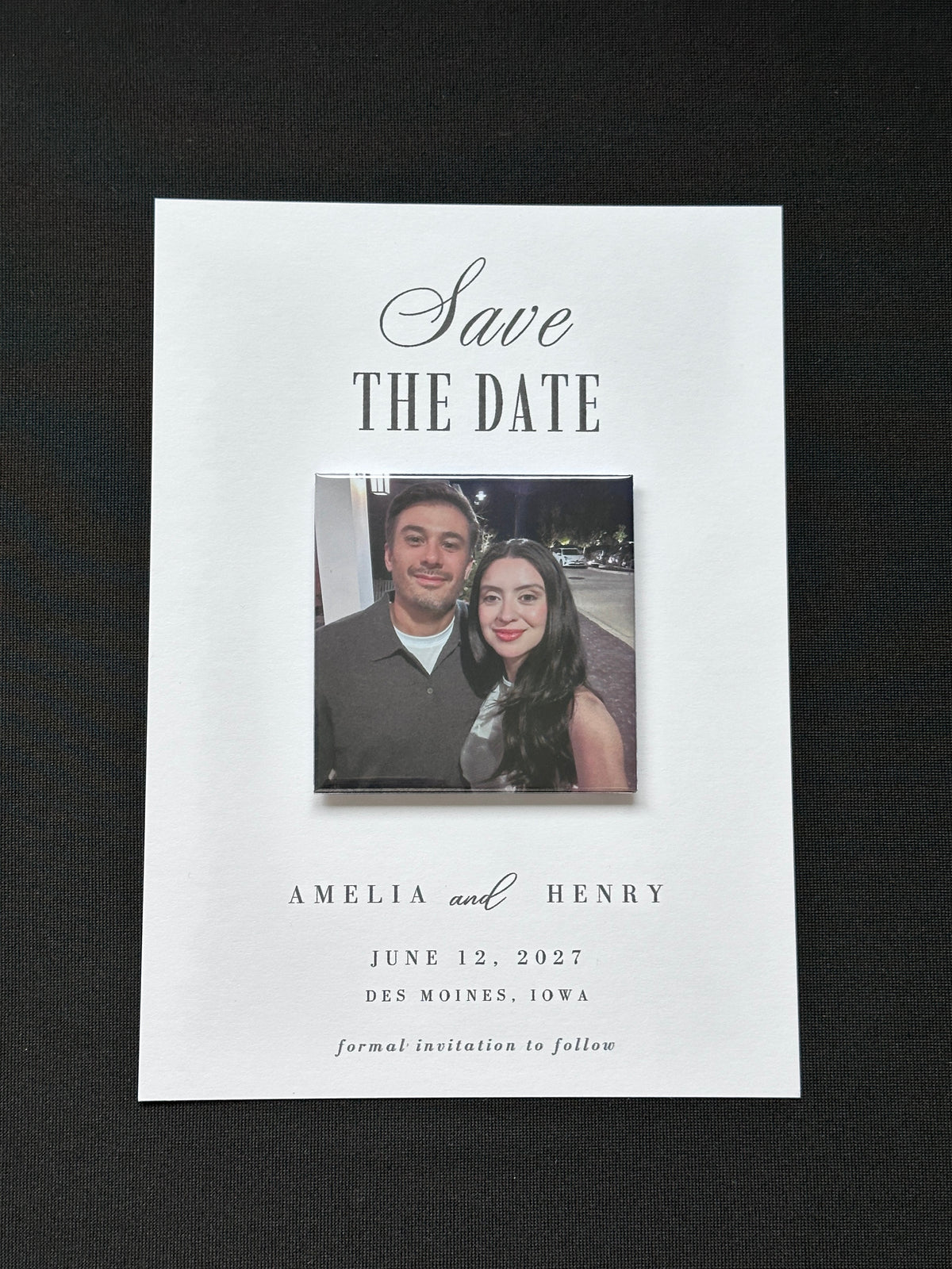 The Editorial Photo Magnet Save the Date