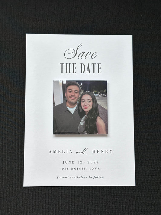 The Editorial Photo Magnet Save the Date