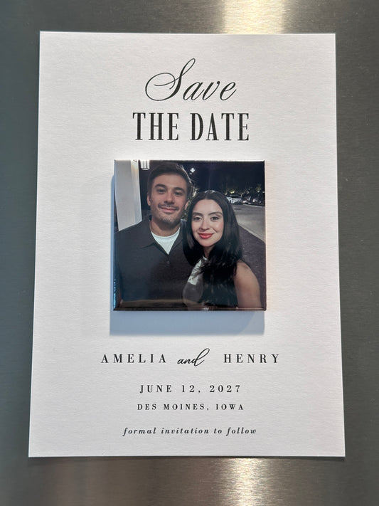 The Editorial Photo Magnet Save the Date